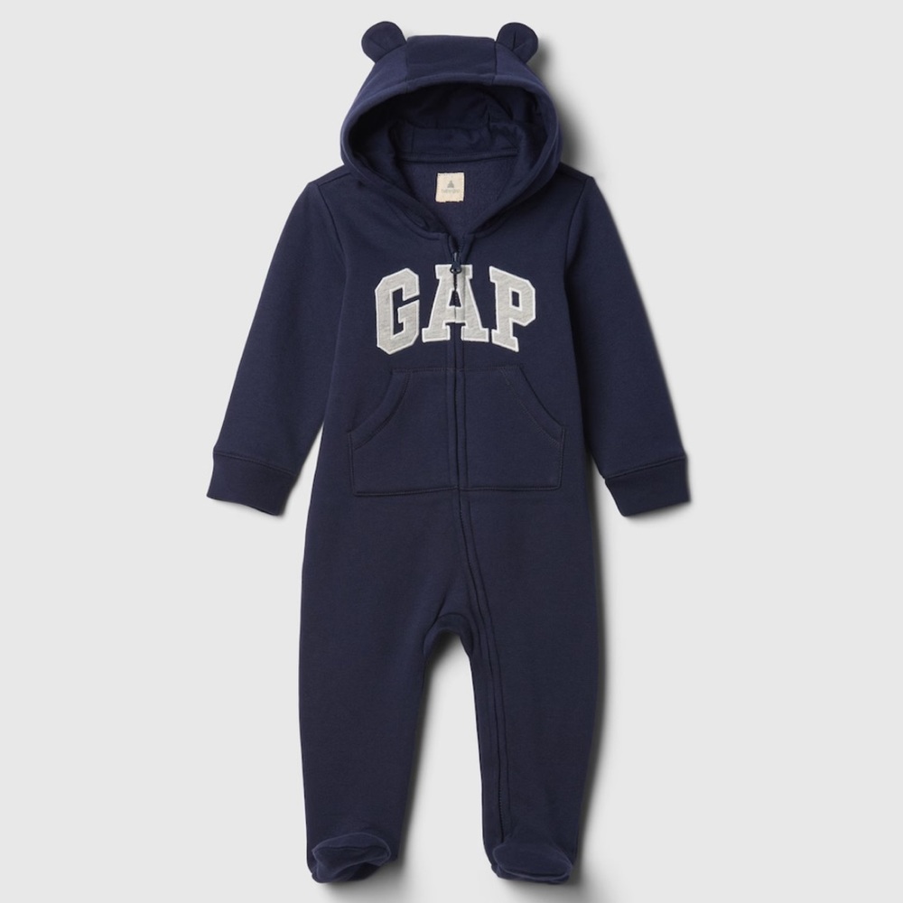 Gap Footie Zippered Onesie